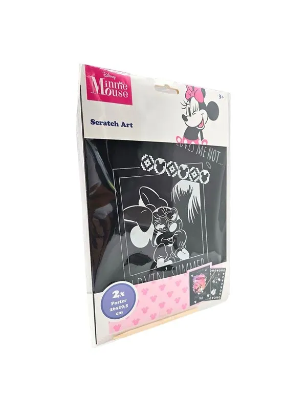 Canenco Minnie Mouse Scratch Art