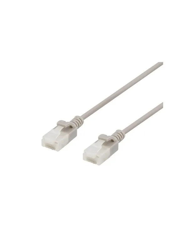 Deltaco Patch Cable - 30 cm - Grå - 0.3m