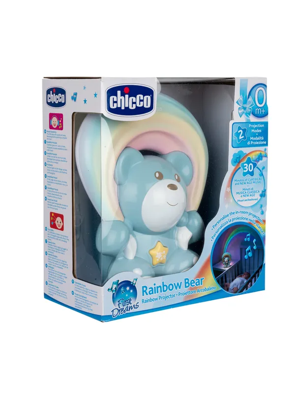 Chicco Rainbow Bear light blue