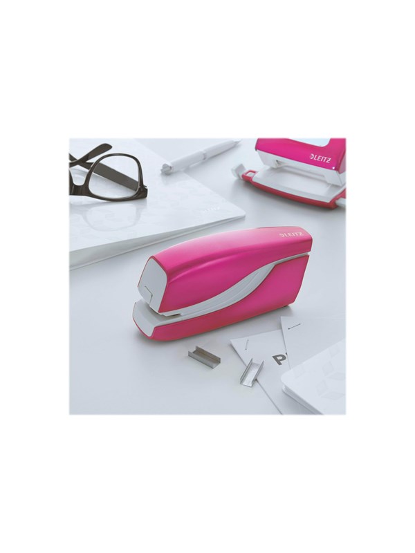 Leitz Stiftemaskin batteri  WOW 5566 Rosa