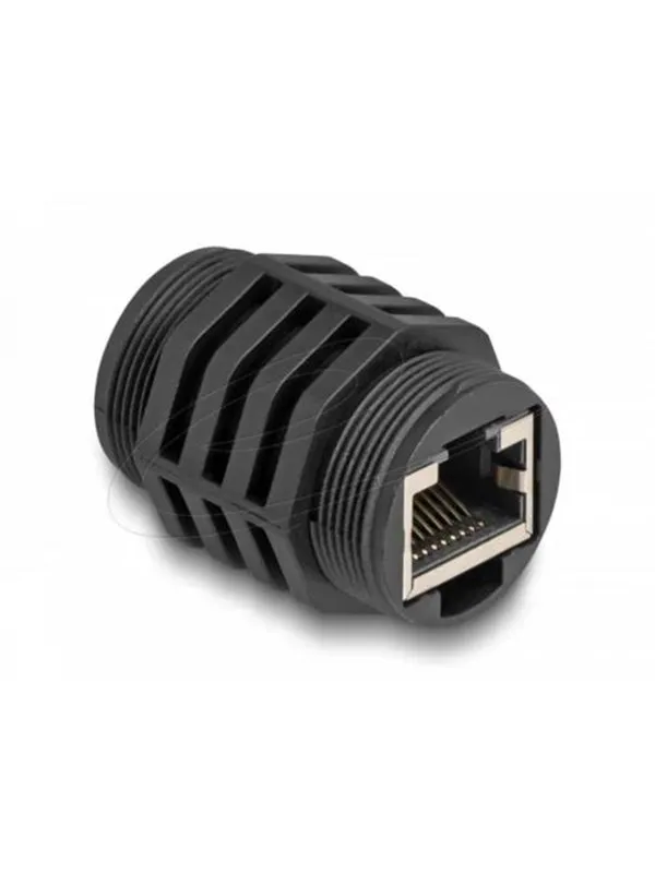 DeLOCK Network Coupler - Black - Svart