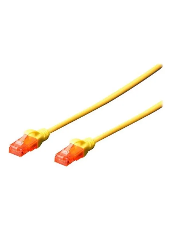 DIGITUS Professional patch cable - 10 m - yellow - Gul - 10m