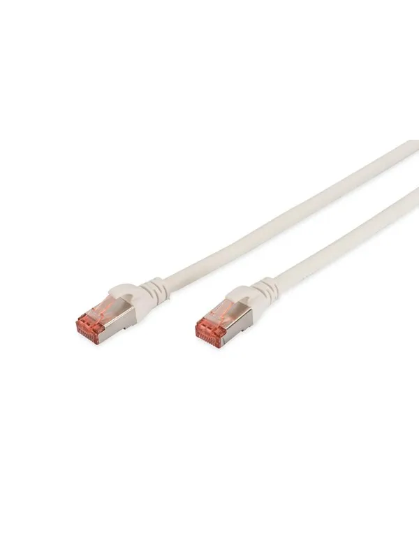 DIGITUS CAT 6 S-FTP Patch Cord - 1m - Hvit - 1meter