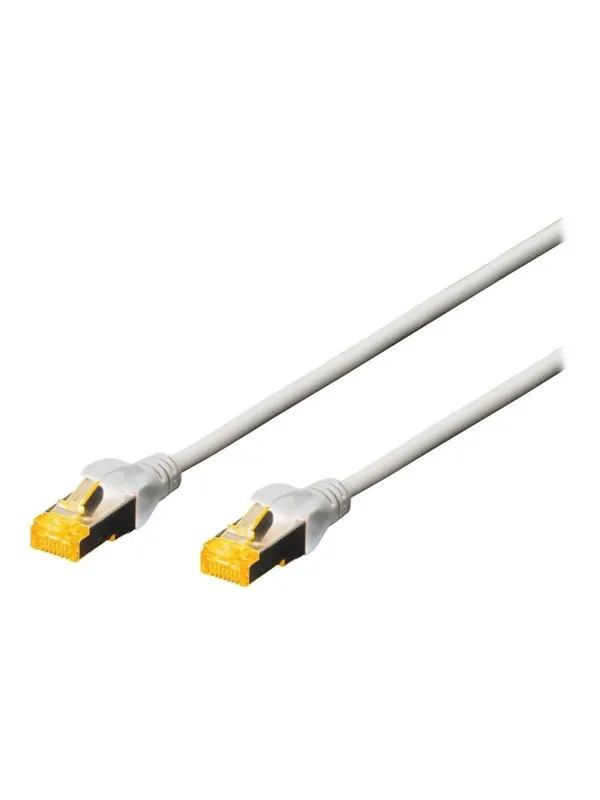 DIGITUS Professional patch cable - 25 cm - grey - Grå - 0.25m