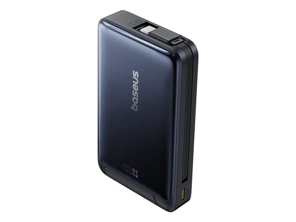 Baseus Nomos Qi2 Magnetic 45W USB-C Nødlader - Svart - 10000 mAh