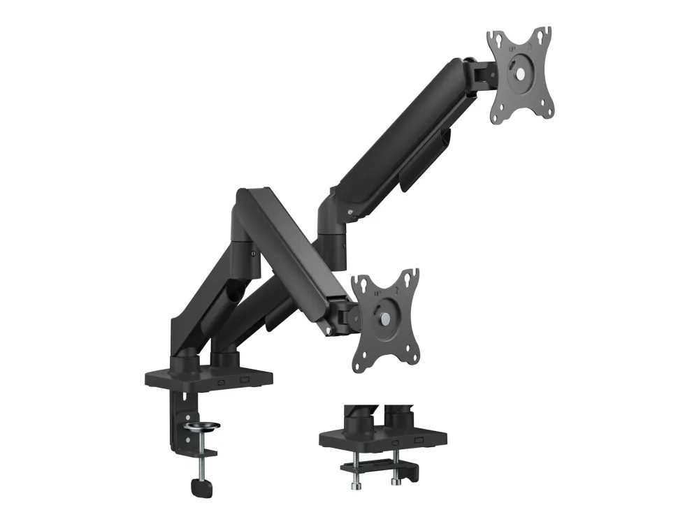 Deltaco mounting kit - for flat panel - mechanical spring 9kg - black