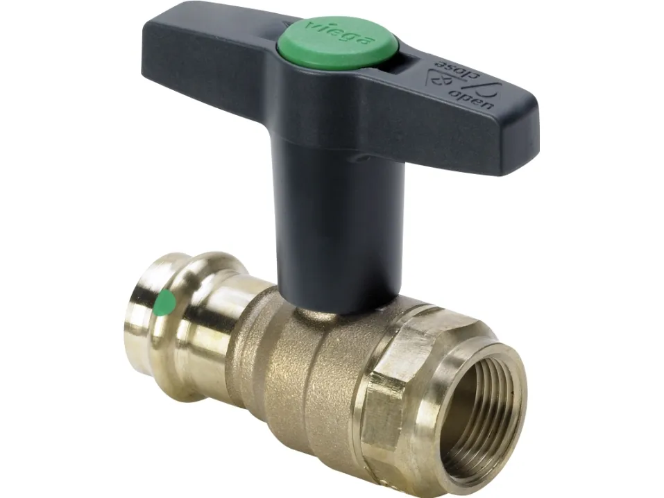 Viega Easytop ball valve 54 mm x 2'' Socket/socket Silicon bronze