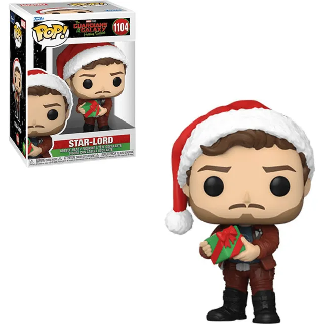 Funko! - Pop! Guardians of the Galaxy Star-Lord XMas 10cm - Figur