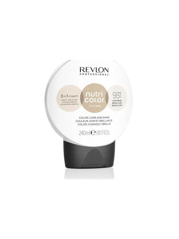 Revlon - Nutri Color Filters Toning 240 ml - 931 Light Beige