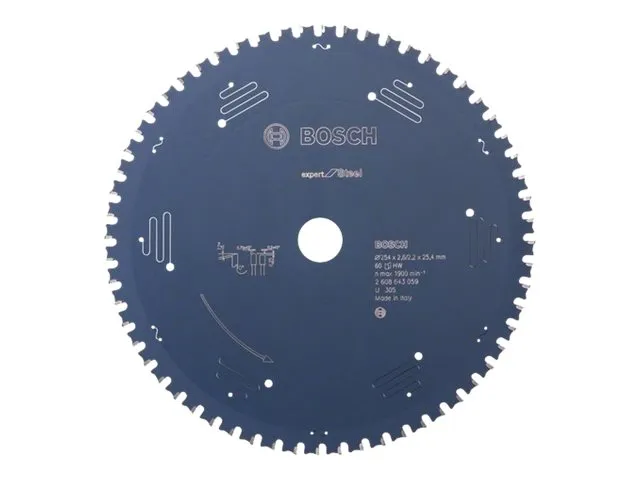 Bosch Sirkelsagblad Expert for Steel 254 x 25,4 x 2,6 mm, 60