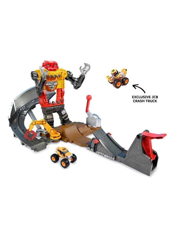 Monster Jam 1:64 Smash & Bash Smashbot Playset