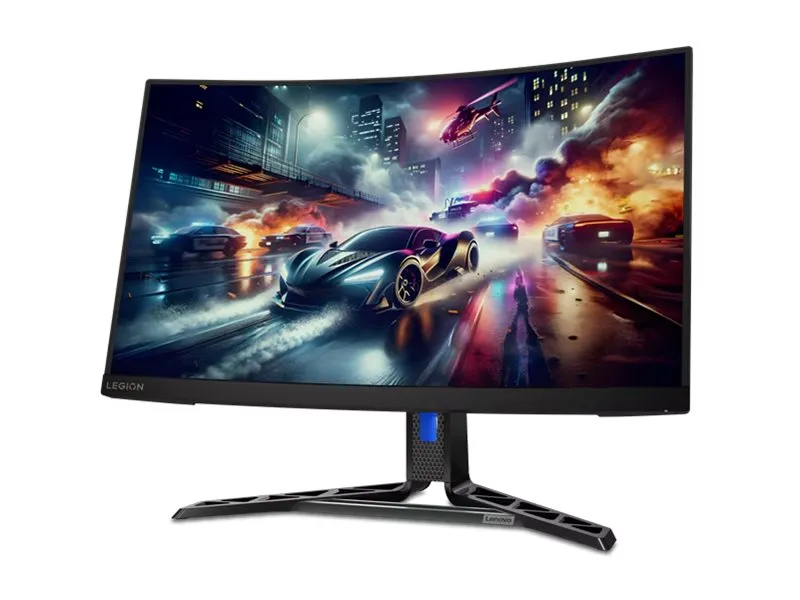 27" Lenovo Legion R27QC-30 - 2560x1440 (QHD) - 180Hz - VA - Buet - 2x3W Høyttalere