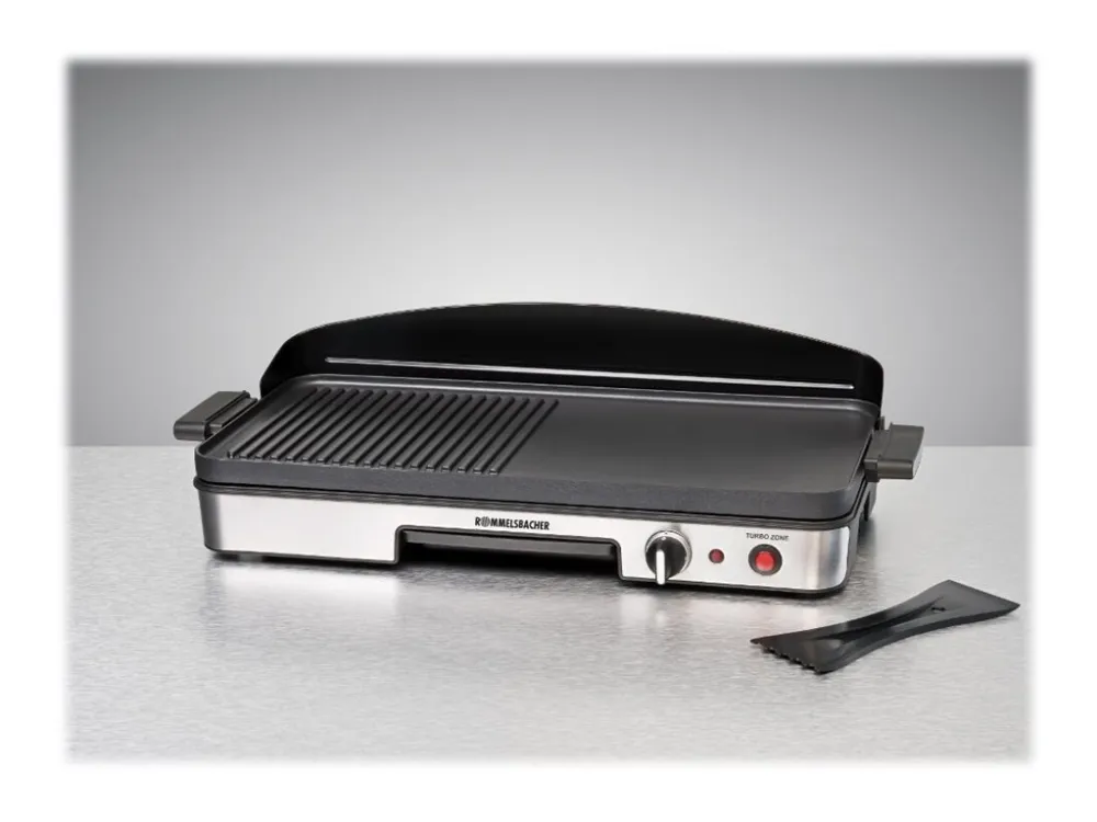 ROMMELSBACHER BBQ 2003 - grill - stainless steel/black
