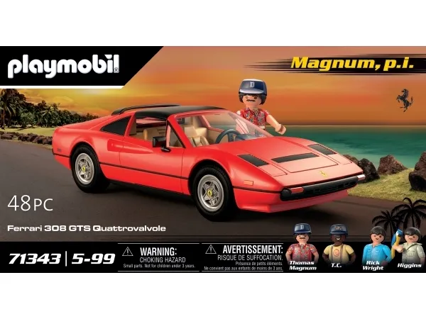 Playmobil Film - Magnum, p.i. Ferrari 308 GTS Quattrovalvole