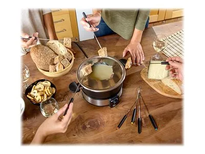 Taurus FF2 - fondue pot - black/stainless steel