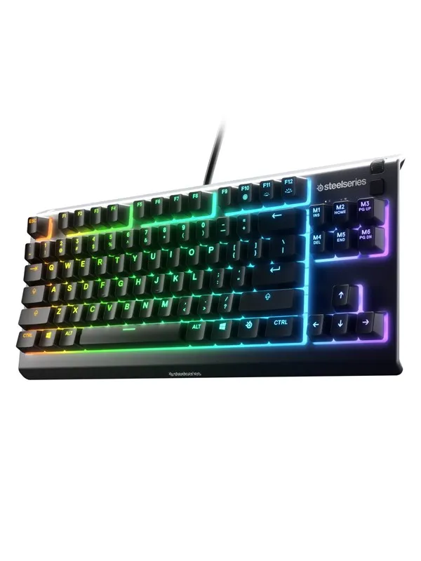 SteelSeries Apex 3 TKL - Gamingtastatur - Uten numpad - Engelsk (USA) - Svart