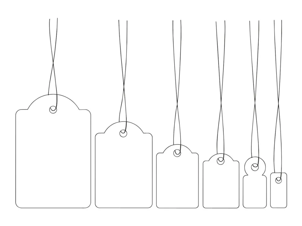 HERMA price tag labels - 1000 pcs. - 25 x 38 mm