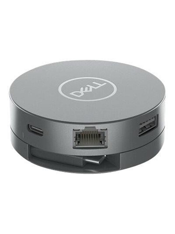 Dell 6-in-1 Multiport Adapter - USB-C - 90W - 1GBE