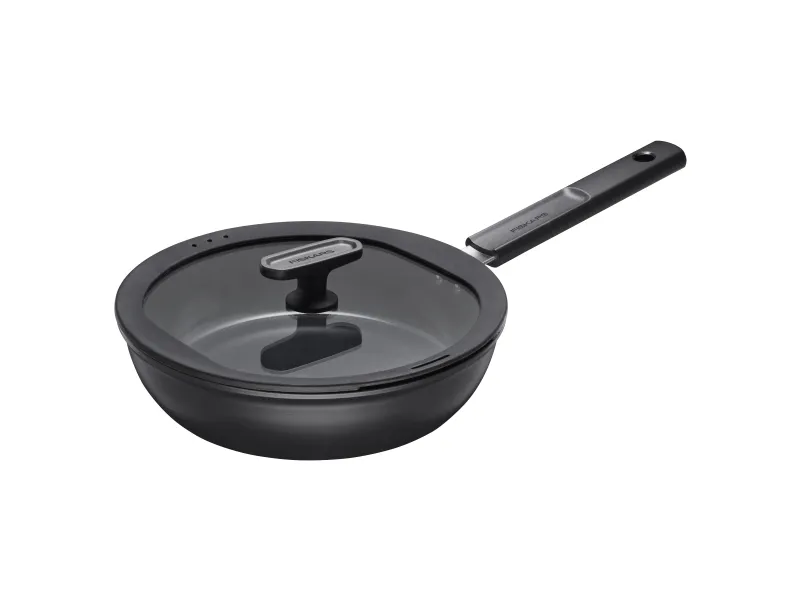 Fiskars Hard Face Sauté Pan - 26 cm with Lid