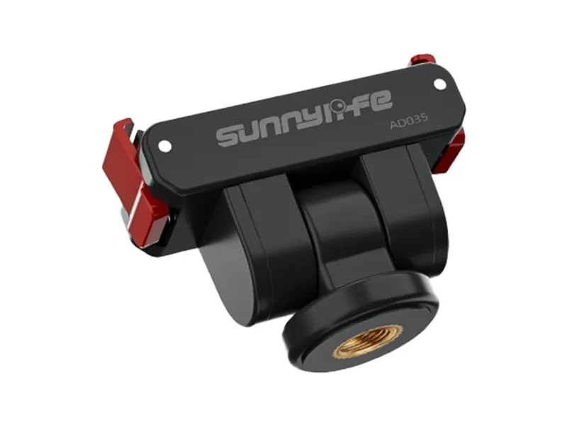 Sunnylife Magnetic Mounting Adapter 1/4 Swivel 180 for OSMO 360 ACTION 5 PRO OSMO ACTION 4 3 2