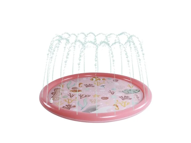 Little Dutch - Ocean Dreams Water Play Mat Pink 150cm