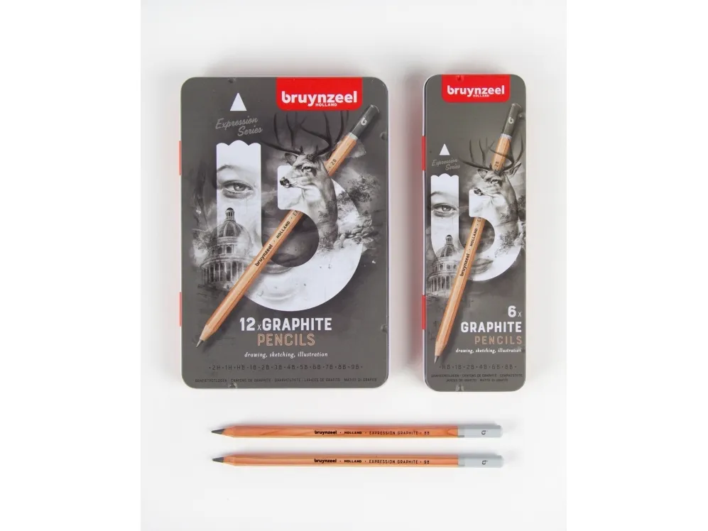 Bruynzeel Expression Graphite Pencils 6 pcs.