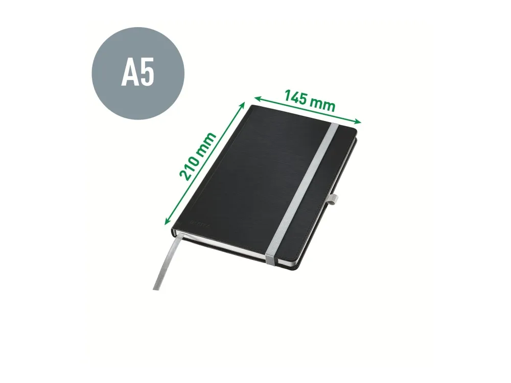 Leitz Style Notebook A5 ruled with hardcover titan blue
