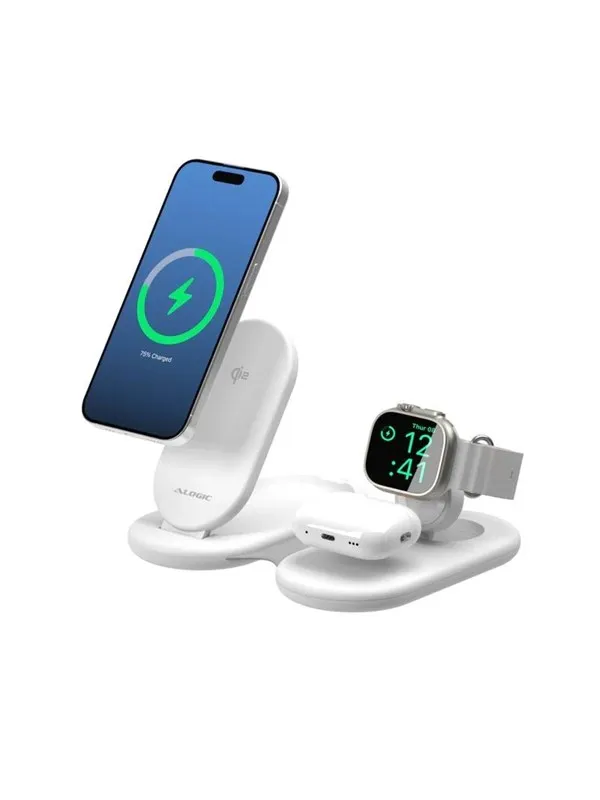 ALOGIC PackAway 3-in-1 Qi2 Fast Wireless Charger