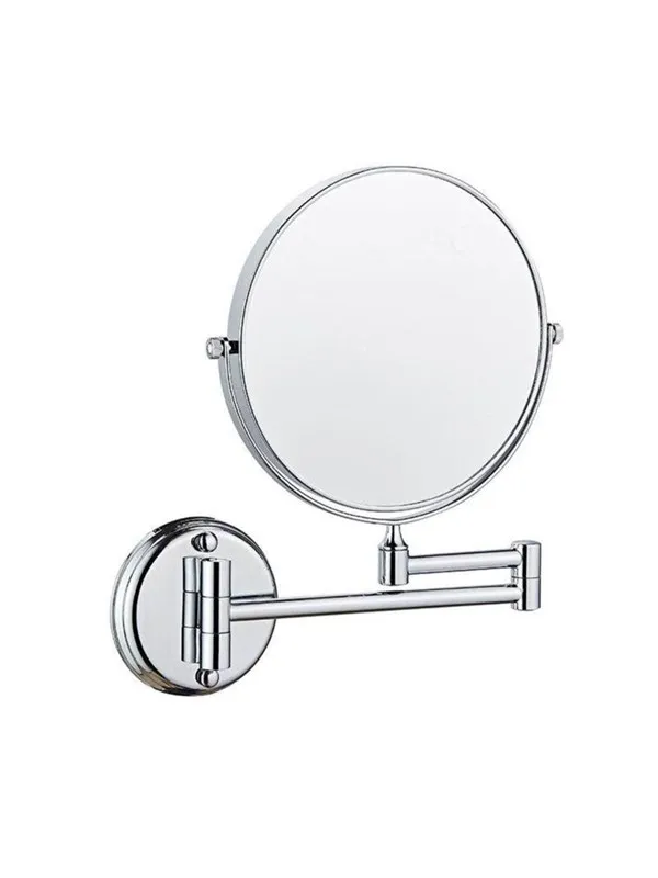 UNIQ Wall Mirror with 10x Magnification in Silver