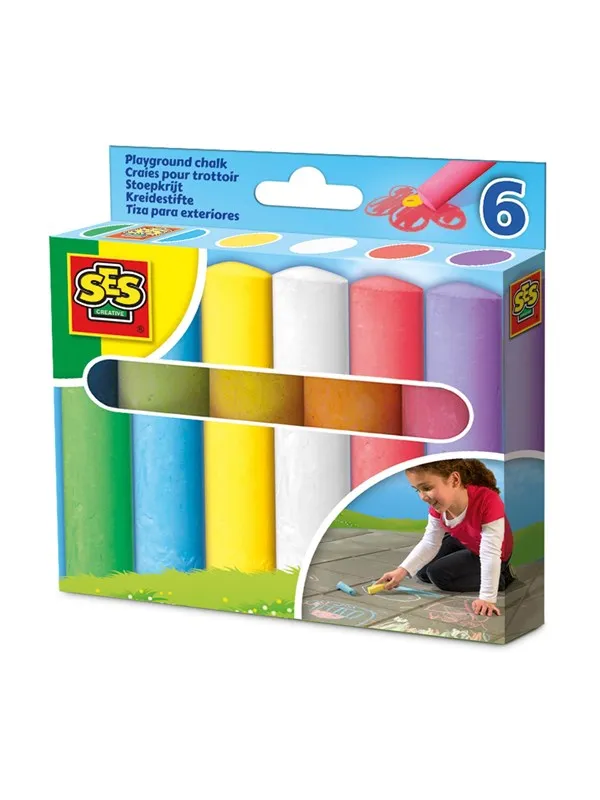 SES Creative Playground Chalk 6 pcs