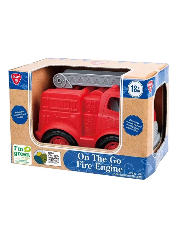 PLAY Biobased Fire Truck Red
