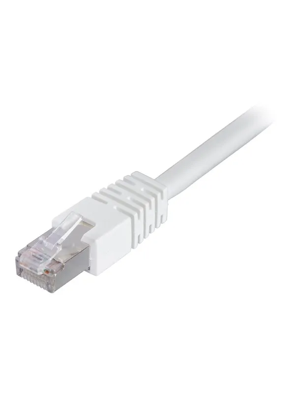 Deltaco STP-635V - patch cable - 35 m - white - Hvit - 35m