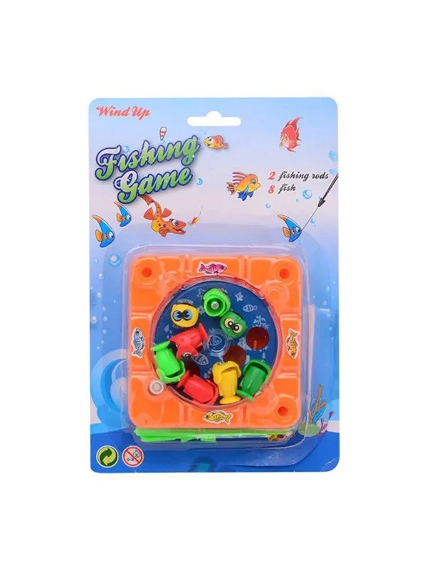 Johntoy Wind-up Magnetic Fishing Game