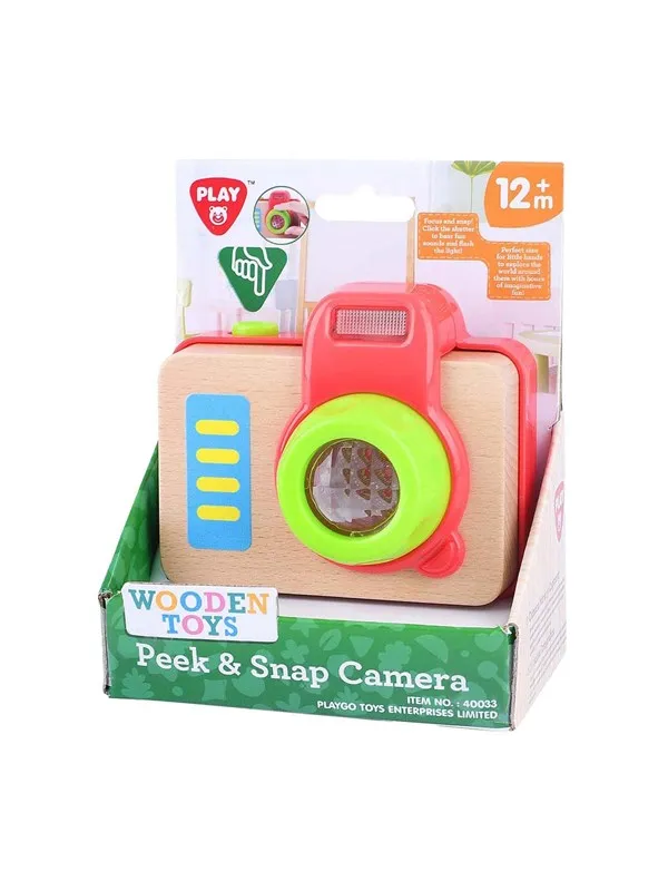 PLAY Wooden Toy Camera