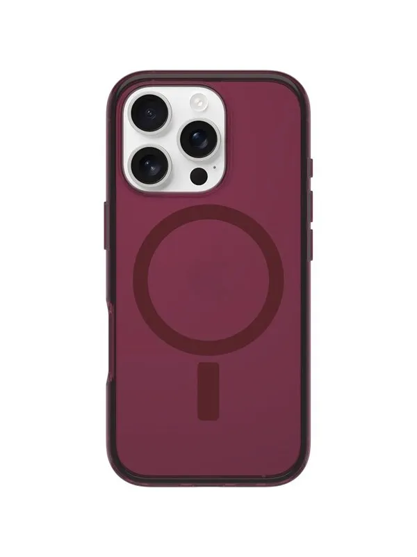 OtterBox Symmetry Clear MagSafe Apple iPhone 16 Pro Up Beet - red