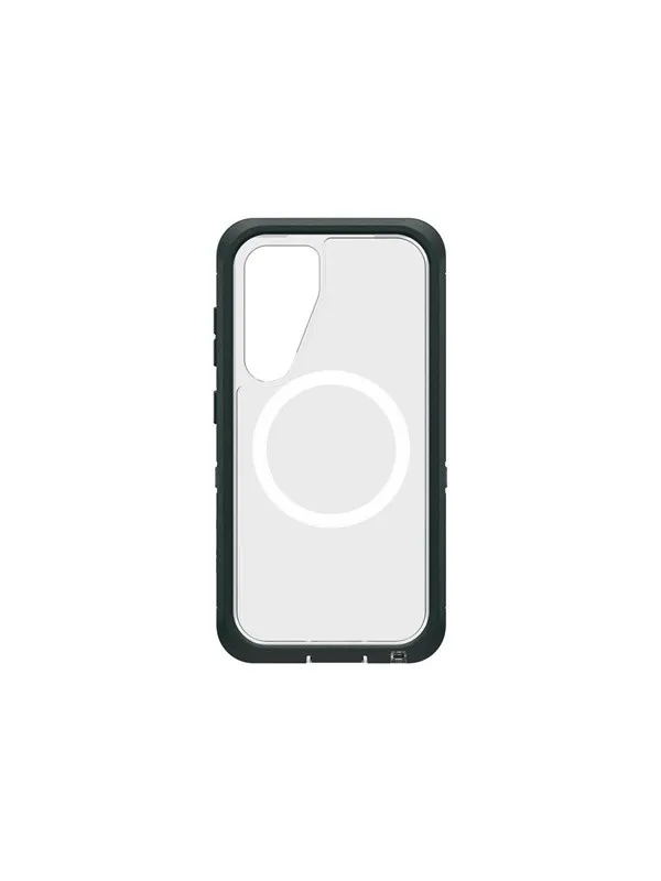 OtterBox Defender XT Clear Magnets Samsung Galaxy S25 Jubilee - green