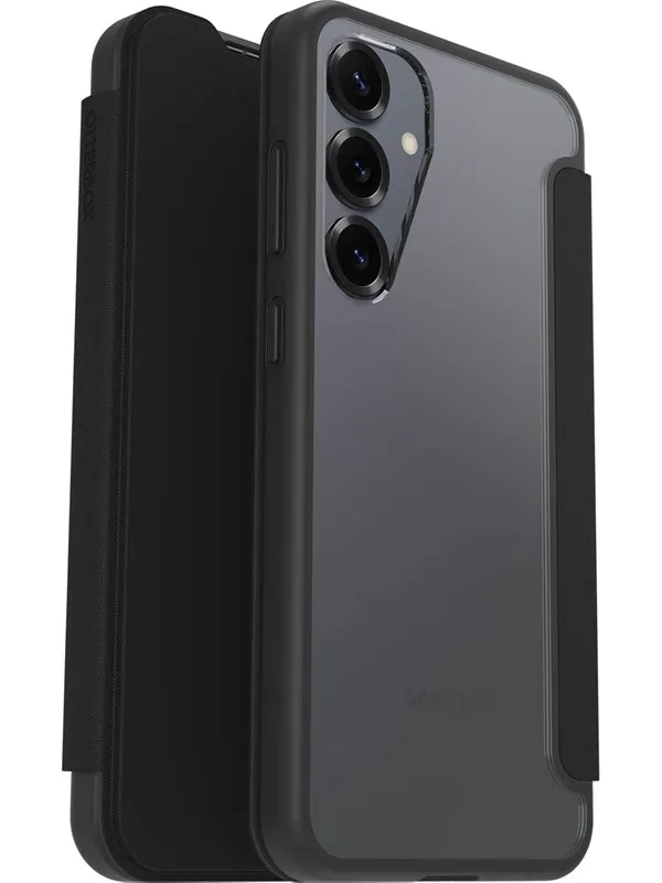 OtterBox React Folio Samsung Galaxy S25+ Black Crystal - clear/black - ProPack