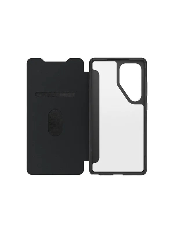 OtterBox React Folio Samsung Galaxy S25 Ultra Black Crystal - clear/black