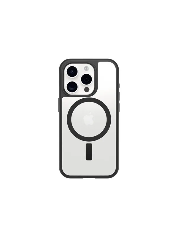 OtterBox React MagSafe Apple iPhone 16 Pro Black Crystal - clear/black