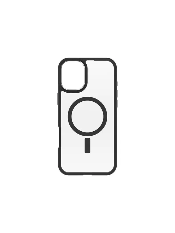 OtterBox React MagSafe Apple iPhone 16 Plus Black Crystal - clear/black
