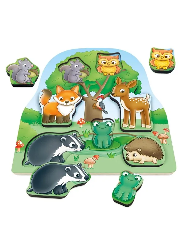 Orchard Woodland Chunky Wooden Puzzle