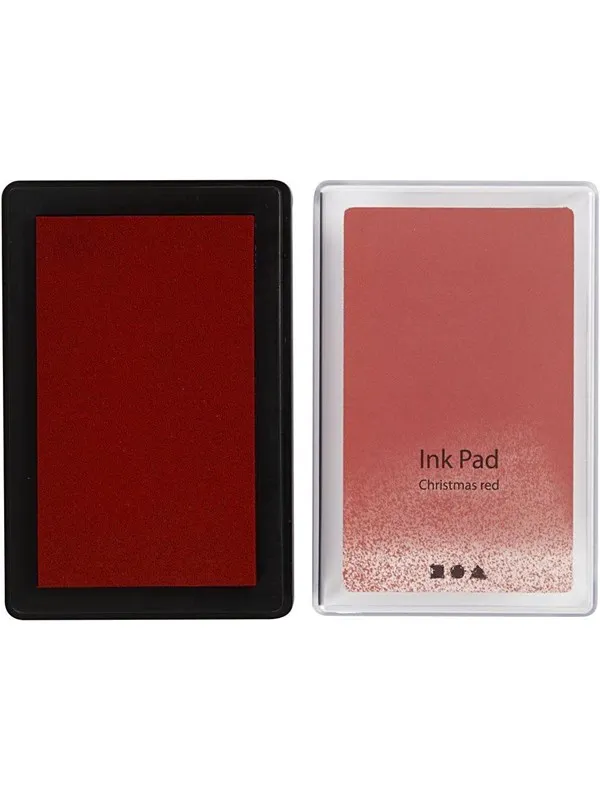 Creativ Company - Stamp ink Christmas red 9x6cm