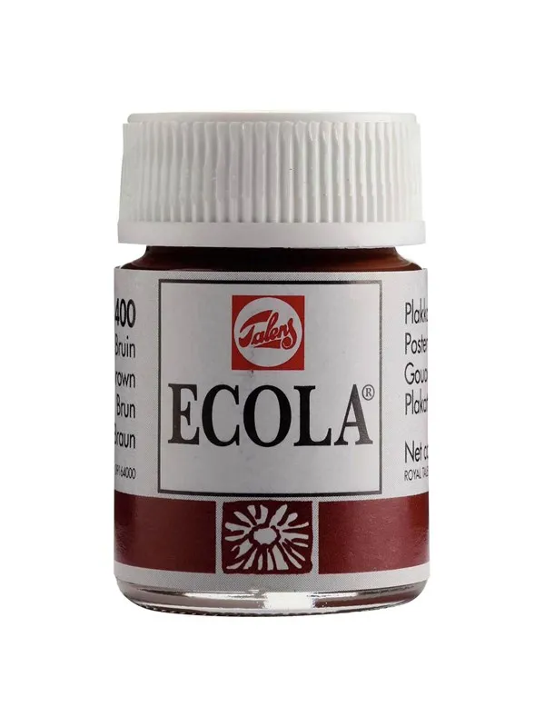 Bruynzeel - Ecola Poster Paint Bottle 16ml Brown 400