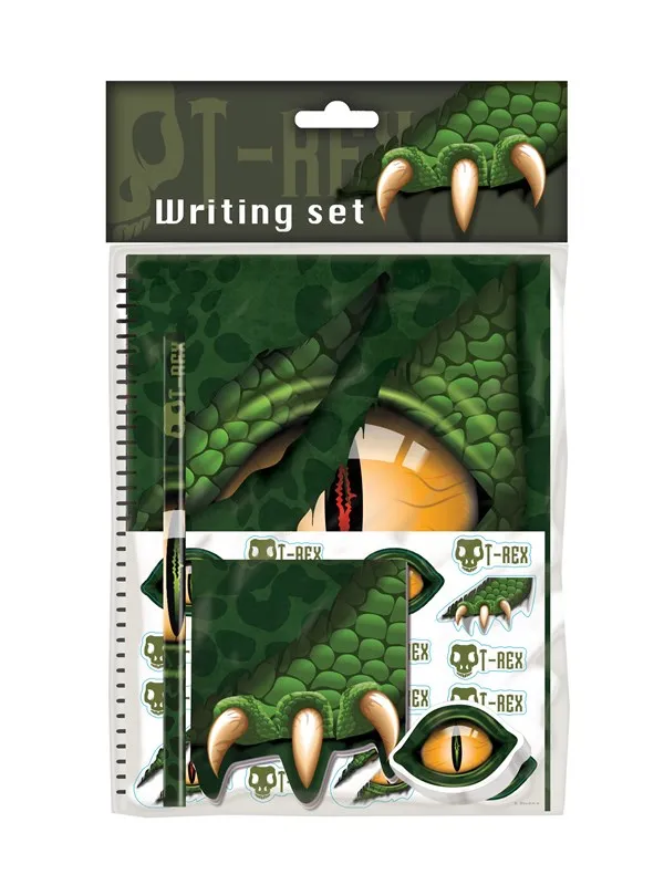 Euromic DINO T-REX writing set w/A5 spiral book