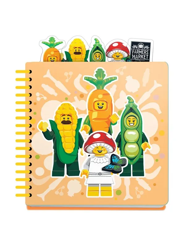 Euromic LEGO® Minifigures Tab Notebook Farmers Market
