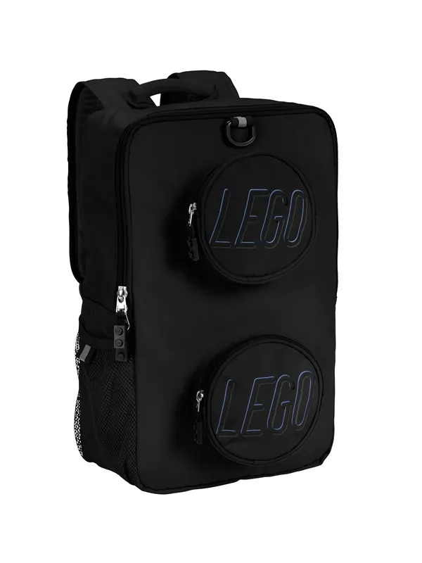 Euromic LEGO® BRICK backpack BLACK 40x25x15 cm 15 L