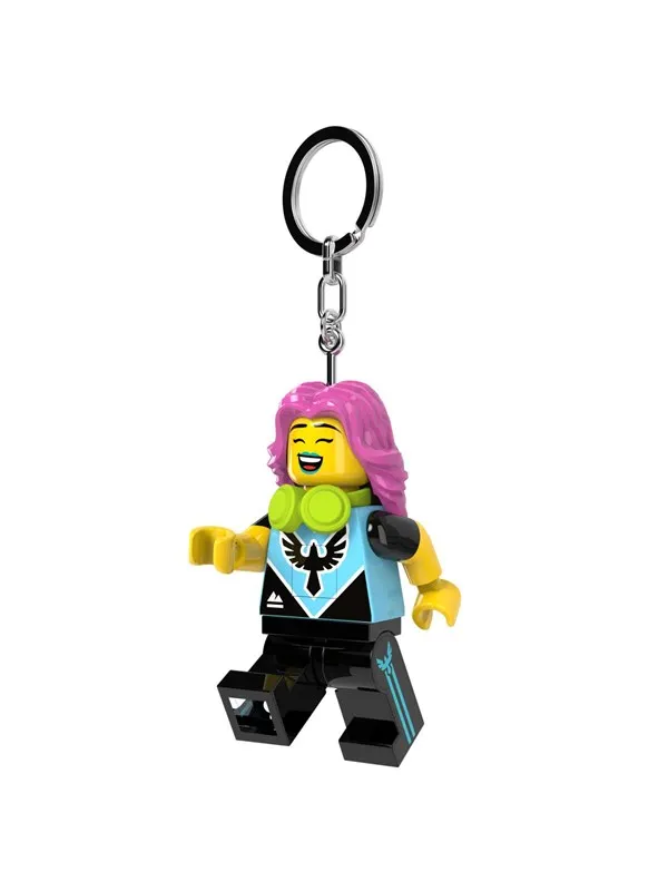 Euromic LEGO® Minifigures™ Keychain Light Gamer Girl