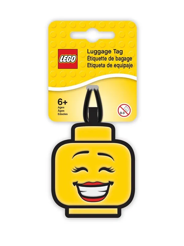 Euromic LEGO® ICONIC Luggage tag GIRL FACE