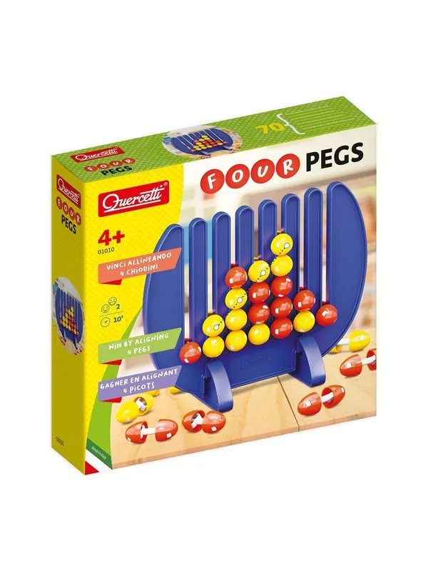 Quercetti - Four in a Row Board Game (EN)