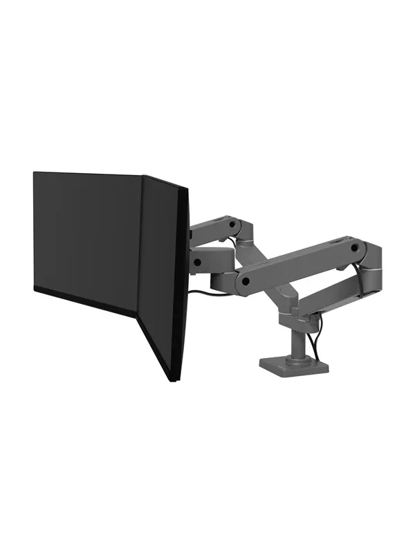 Ergotron LX Pro mounting kit - modular - for 2 LCD displays - side-by-side - dark grey